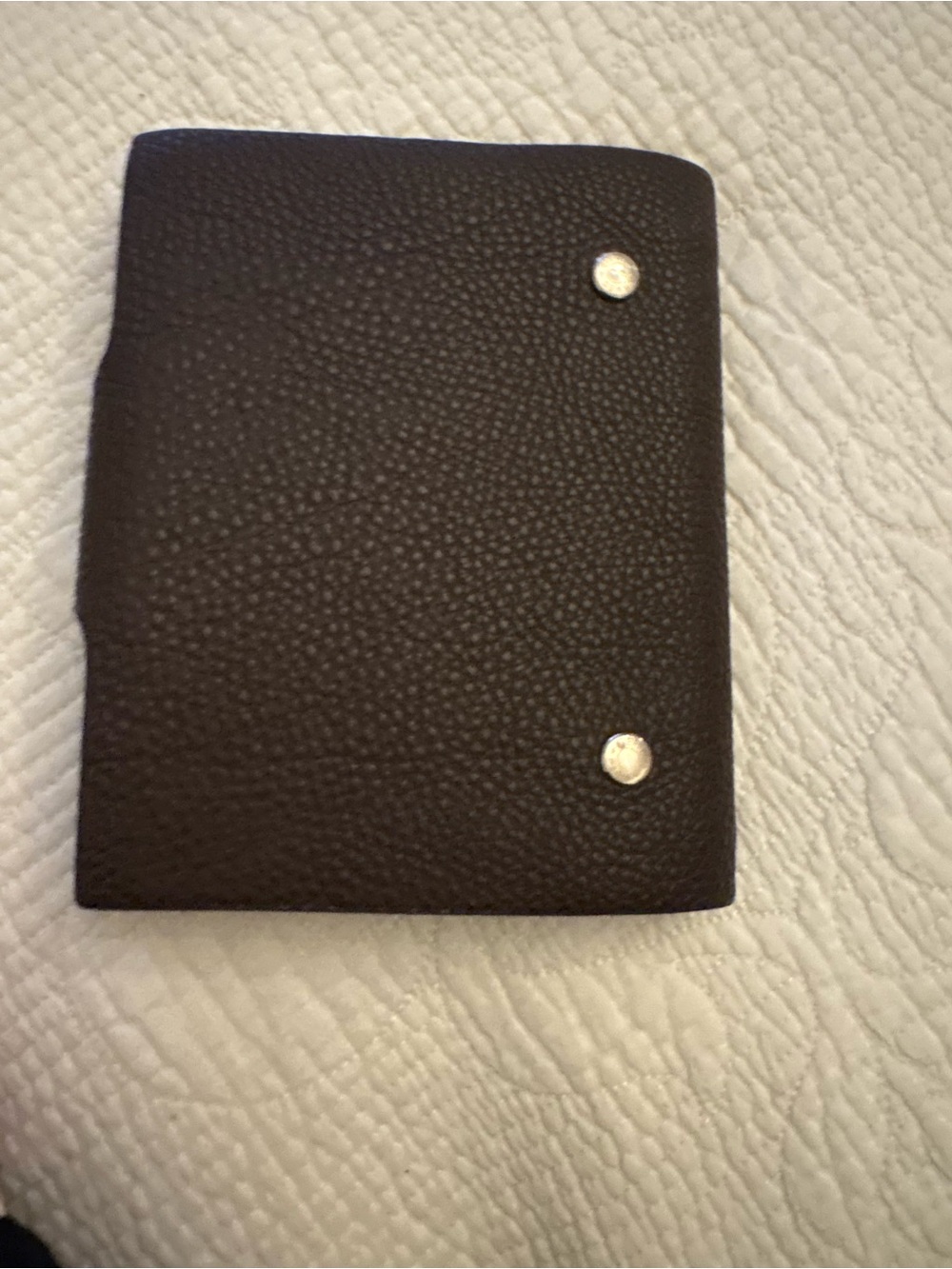 Hermes Ulysse Notebook Cover PM — Brown Togo Leather, Palladium Hardware - Picture 7 of 10